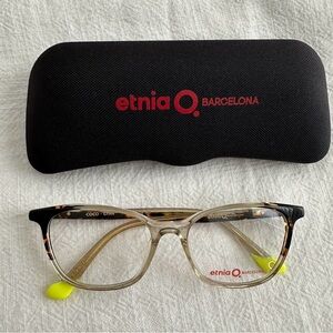 Etnia Barcelona Clear and Yellow Glasses